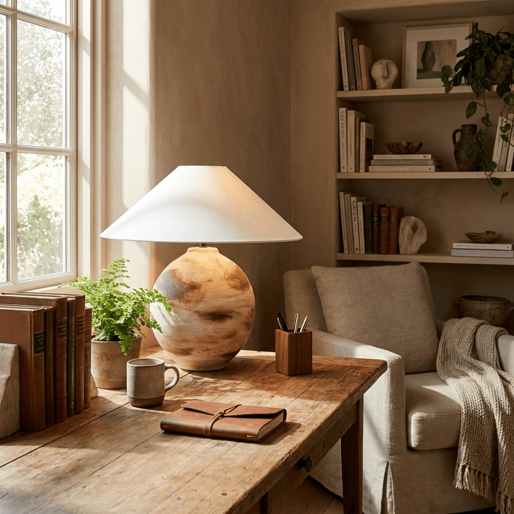 Sorellan lampa stołowa ceramiczna