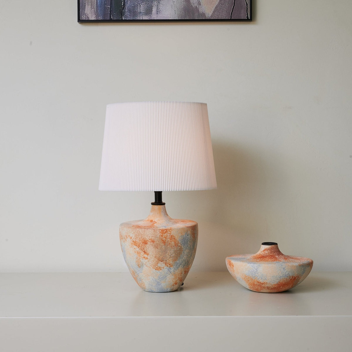 Aubrey nowoczesna lampa stołowa z ceramiką