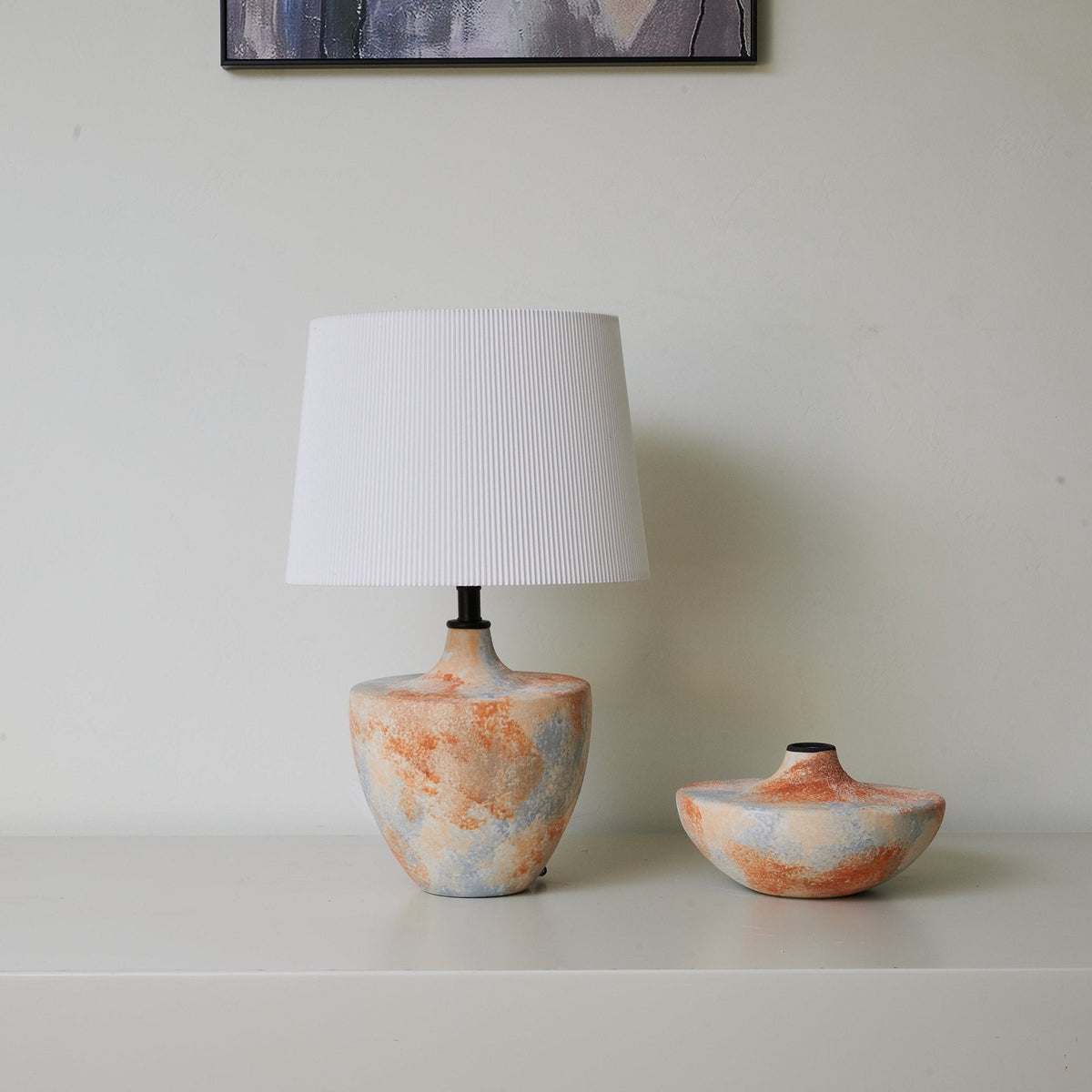 Aubrey nowoczesna lampa stołowa z ceramiką