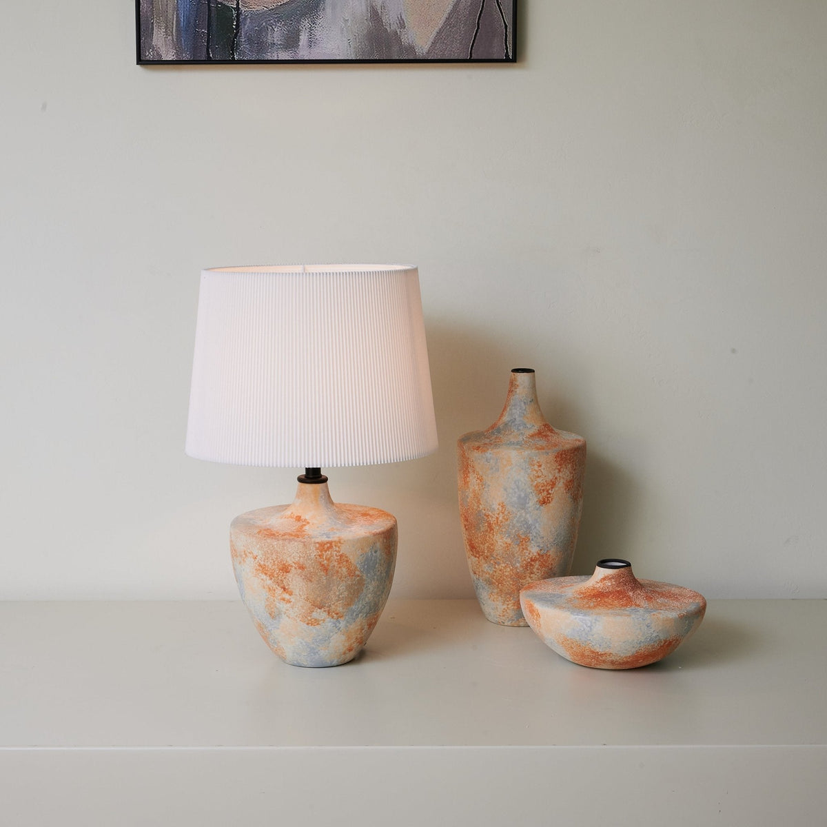 Aubrey nowoczesna lampa stołowa z ceramiką