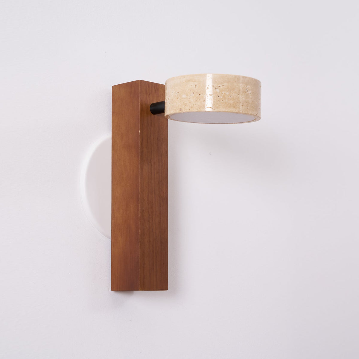 Tavalina Cylinder-Stack Travertine kinkiet