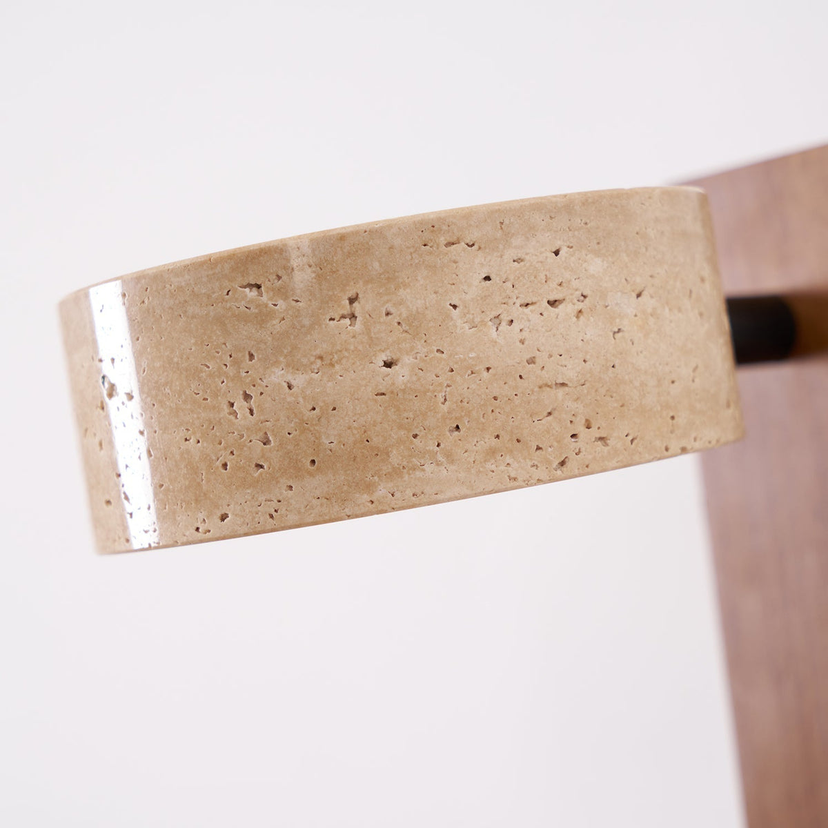Tavalina Cylinder-Stack Travertine kinkiet