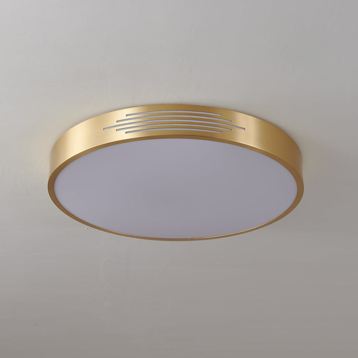 Oriuina lampa sufitowa miedziana akrylowa nowoczesna
