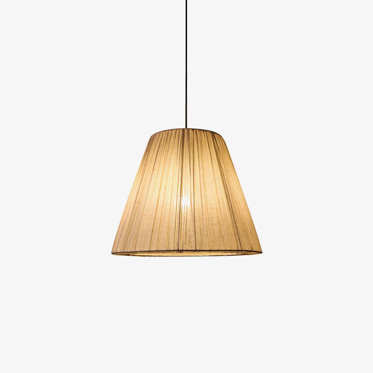 Docan wisząca lampa retro z płótna