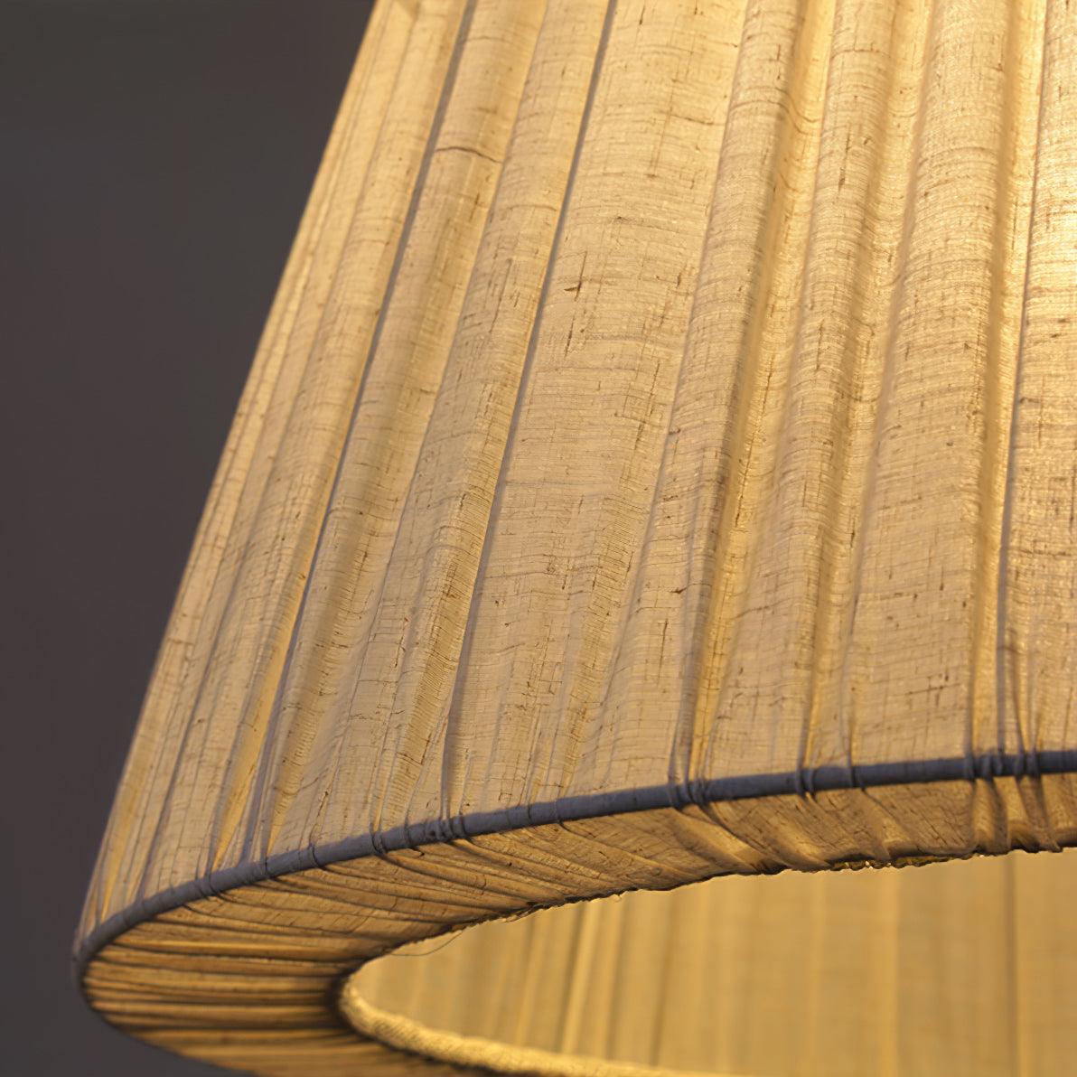 Docan wisząca lampa retro z płótna