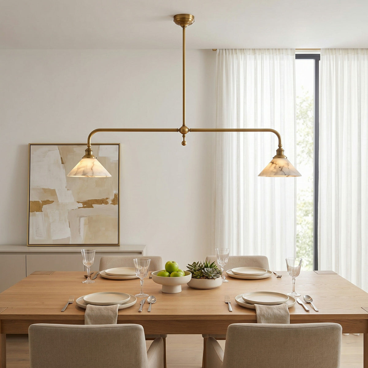 Niveine Alabaster lampa wisząca