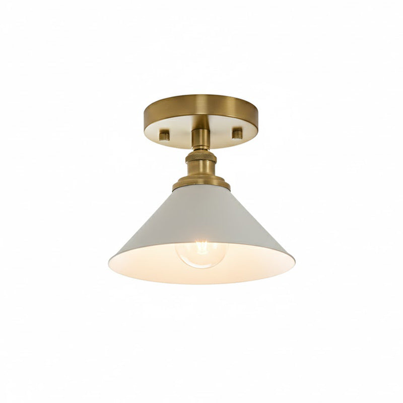 Aureleon minimalistyczna lampa sufitowa z miedzi