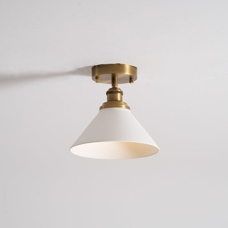 Aureleon minimalistyczna lampa sufitowa z miedzi