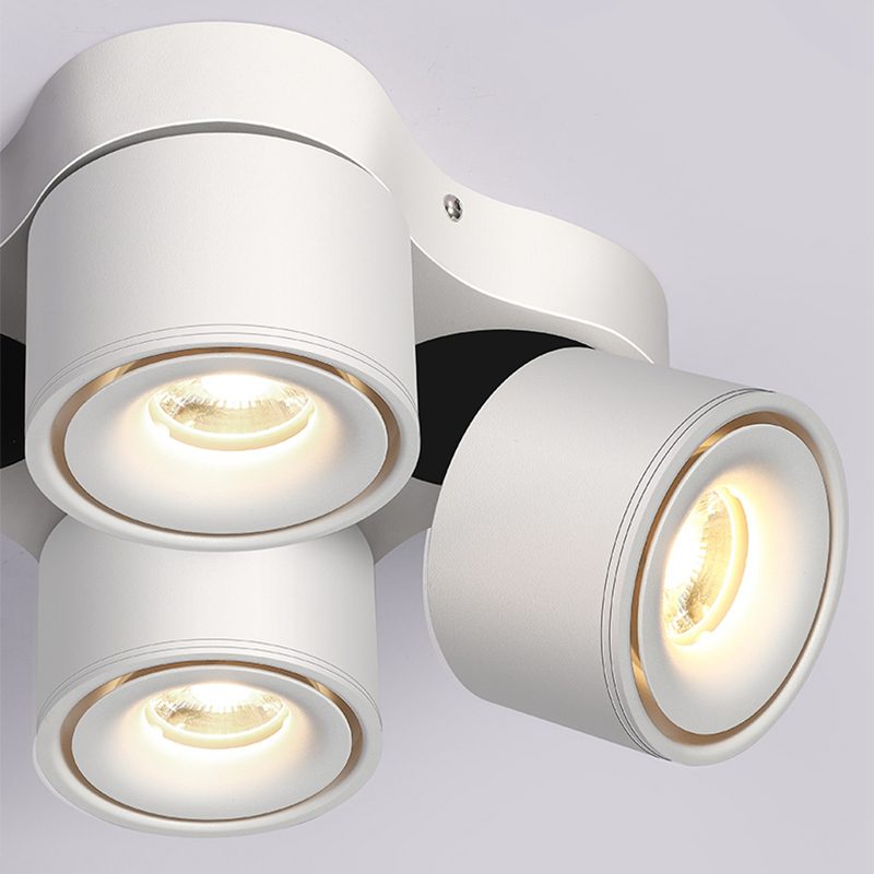 Nylaeara trzypunktowa rotacyjna składana lampa sufitowa