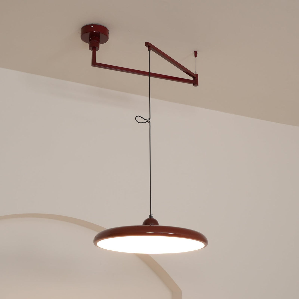 Flux lampa wisząca Morandi regulowane ramię