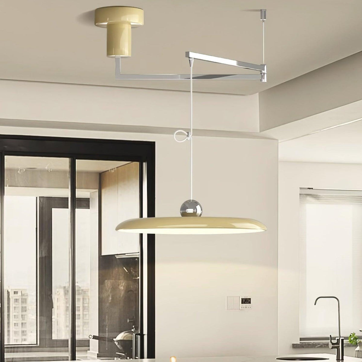 Flux lampa wisząca Morandi regulowane ramię