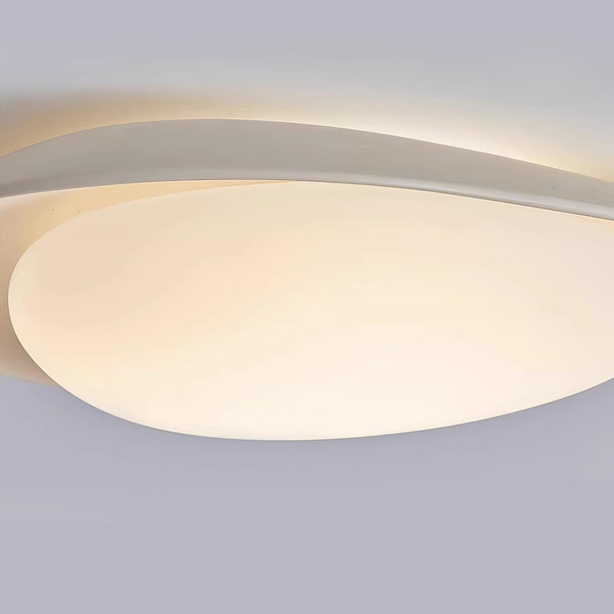 Blex lampa sufitowa w kolorze zielonym z beżowym kształtem kamieni