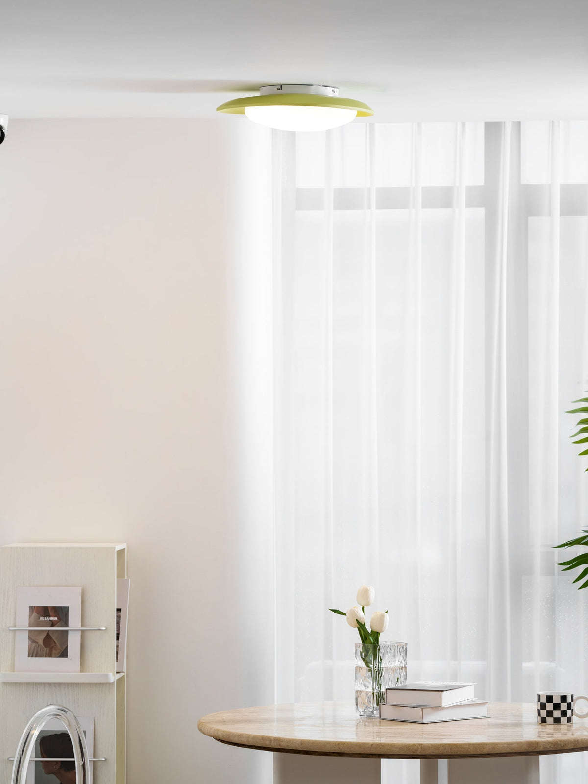 Lampa wisząca Poe z żywicy, kształt owalny, styl nowoczesny i współczesny