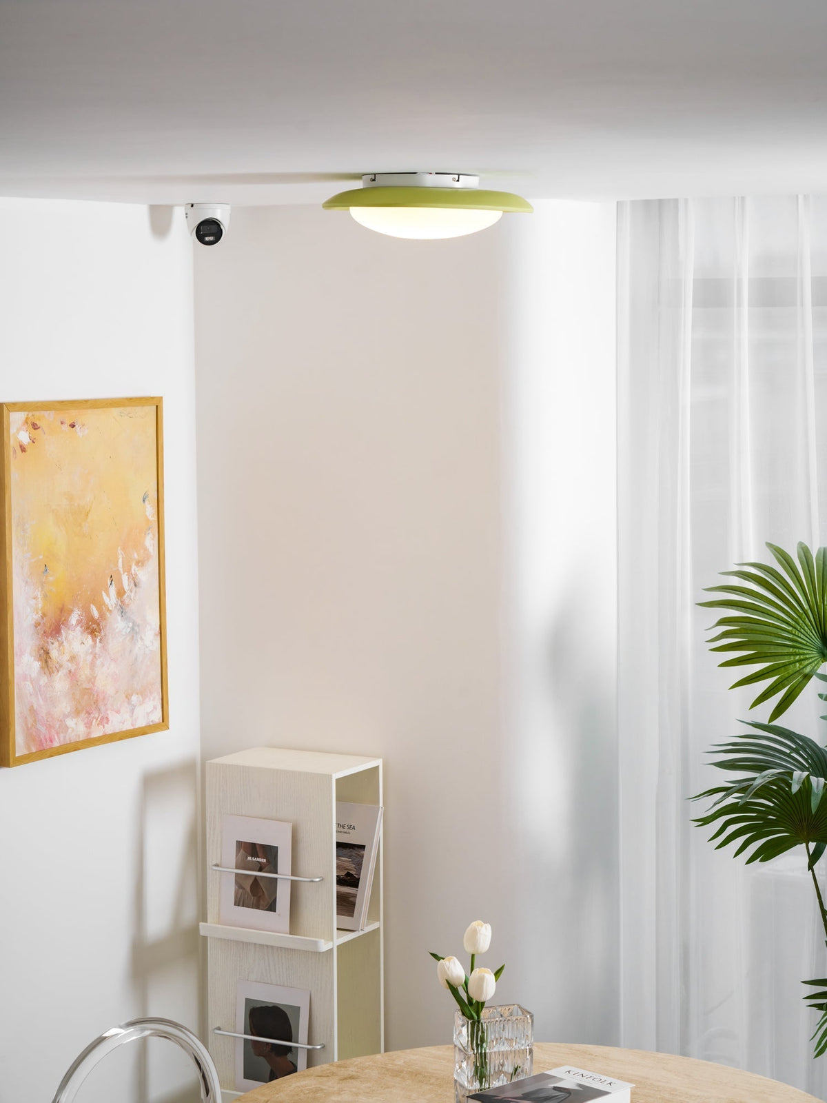 Lampa wisząca Poe z żywicy, kształt owalny, styl nowoczesny i współczesny