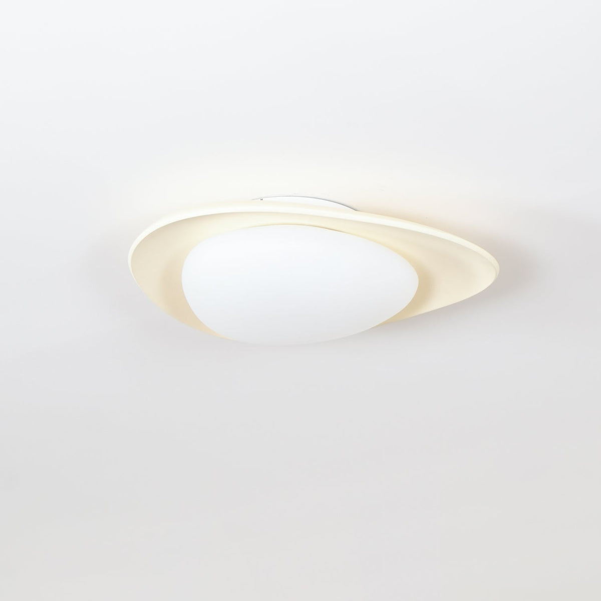 Blex lampa sufitowa w kolorze zielonym z beżowym kształtem kamieni