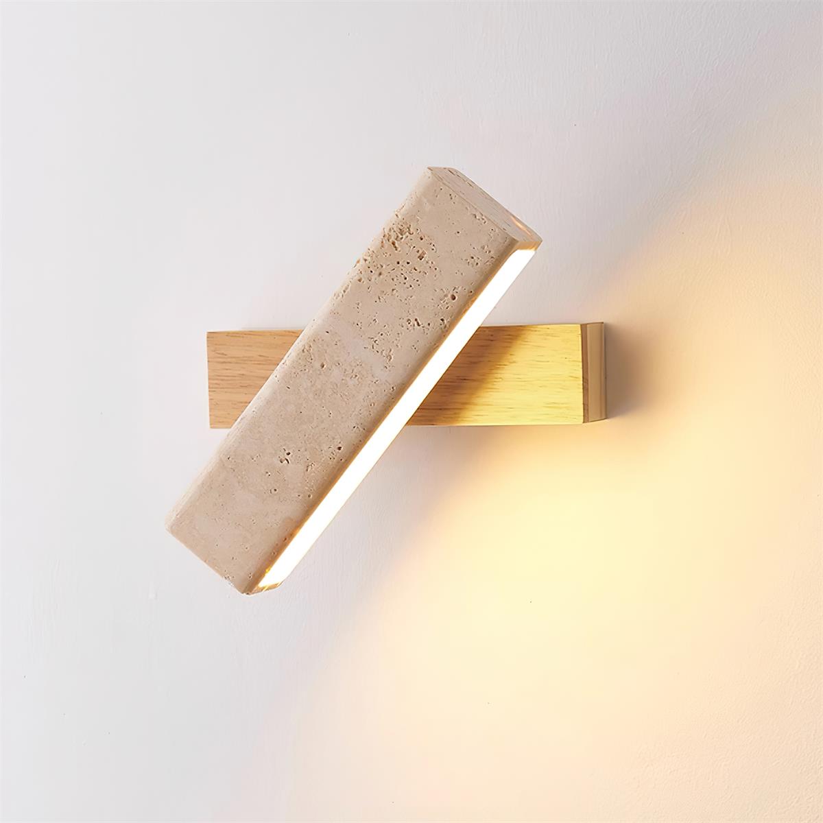 Novra Travertine Rotating Kinkiet