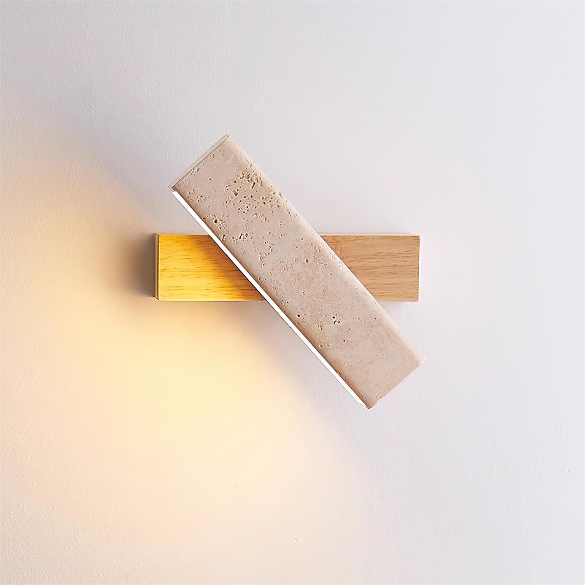 Novra Travertine Rotating Kinkiet