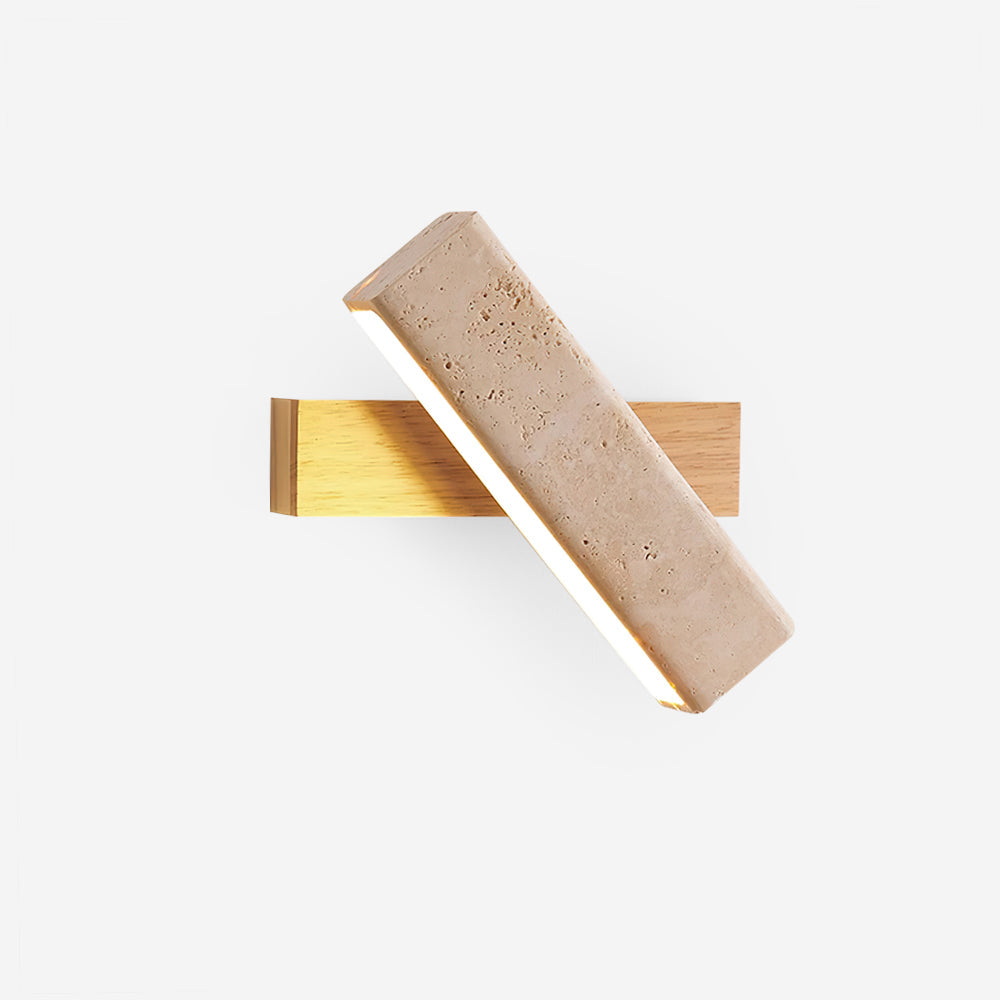 Novra Travertine Rotating Kinkiet