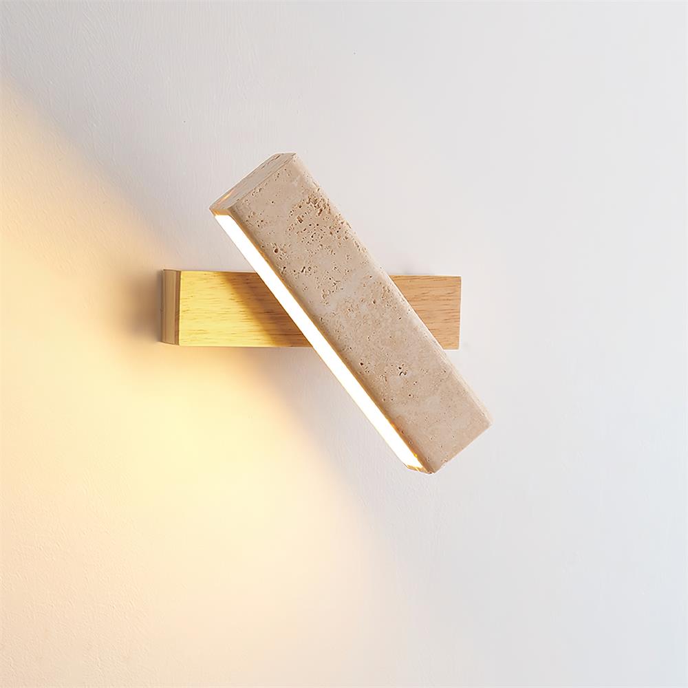 Novra Travertine Rotating Kinkiet