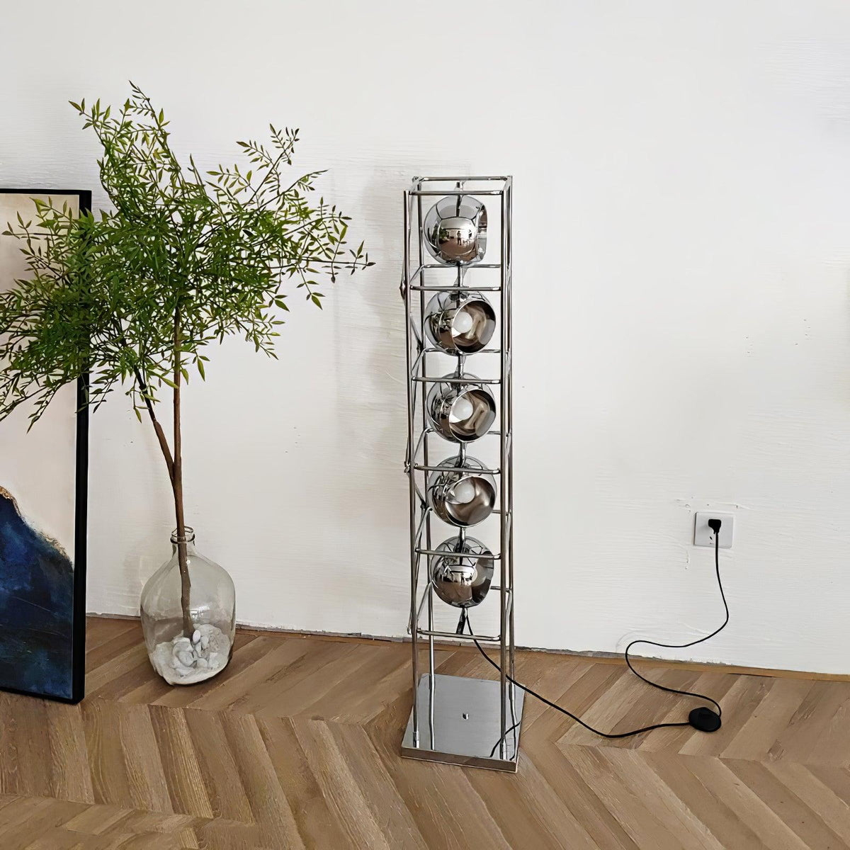 Halvor zewnętrzna lampa stojąca przemysłowa