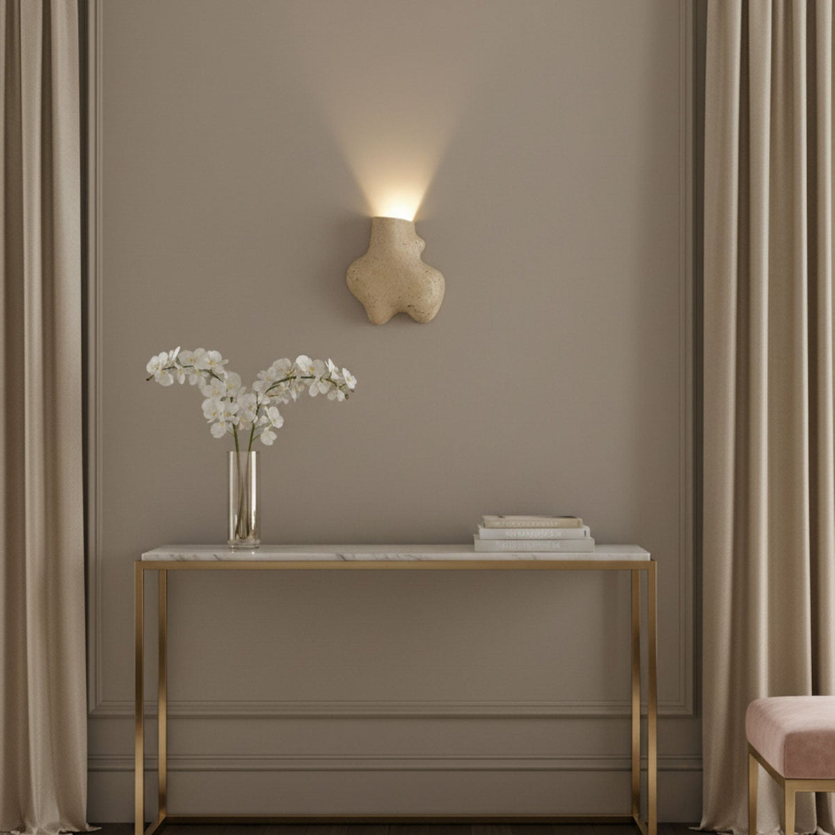 Whitlow Travertine Abstract kinkiet