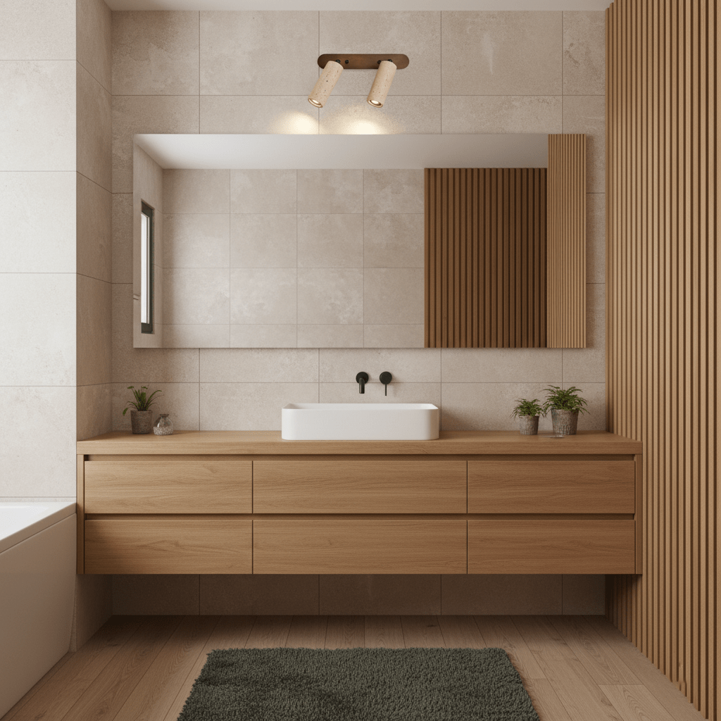 Sereise Travertine Beam kinkiet