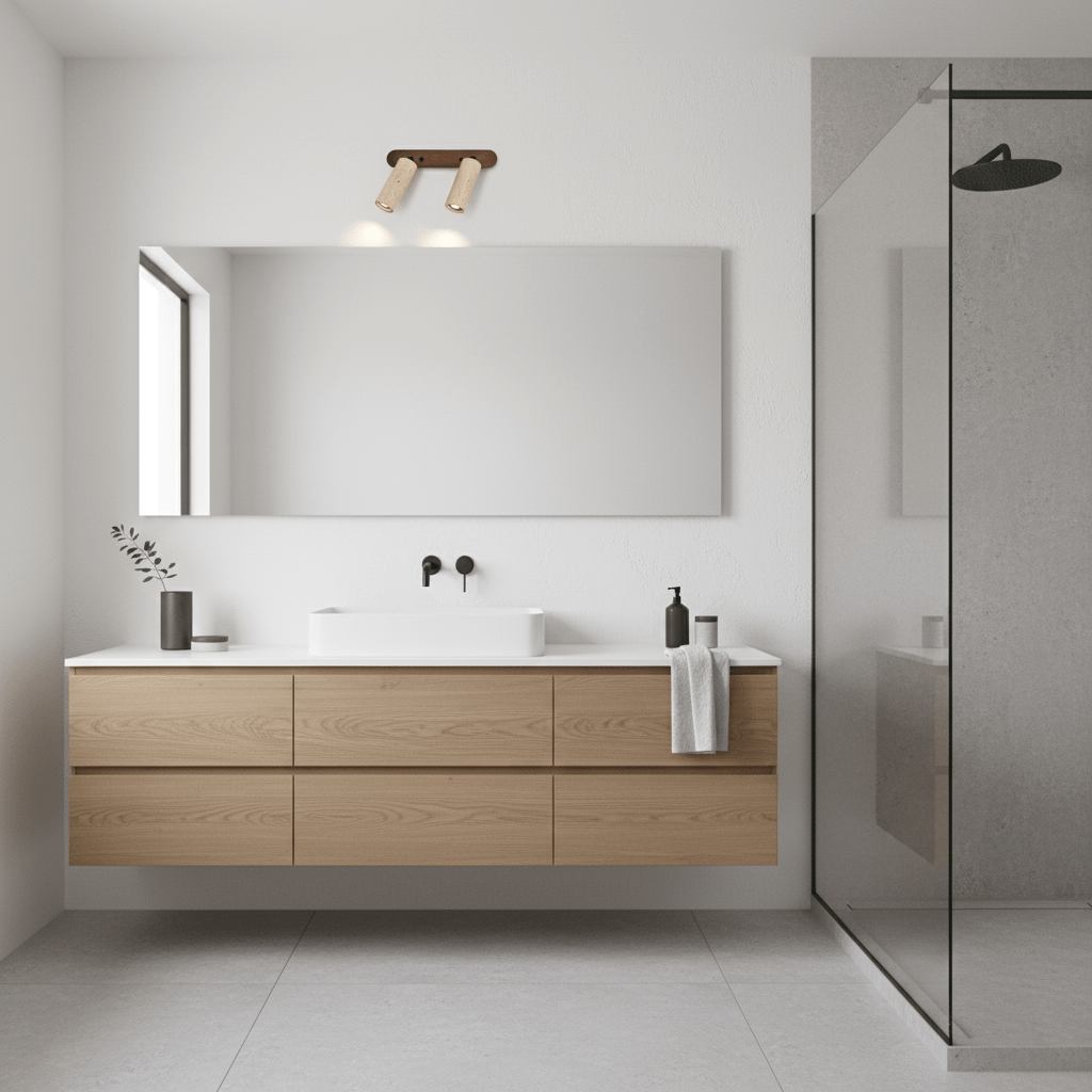 Sereise Travertine Beam kinkiet