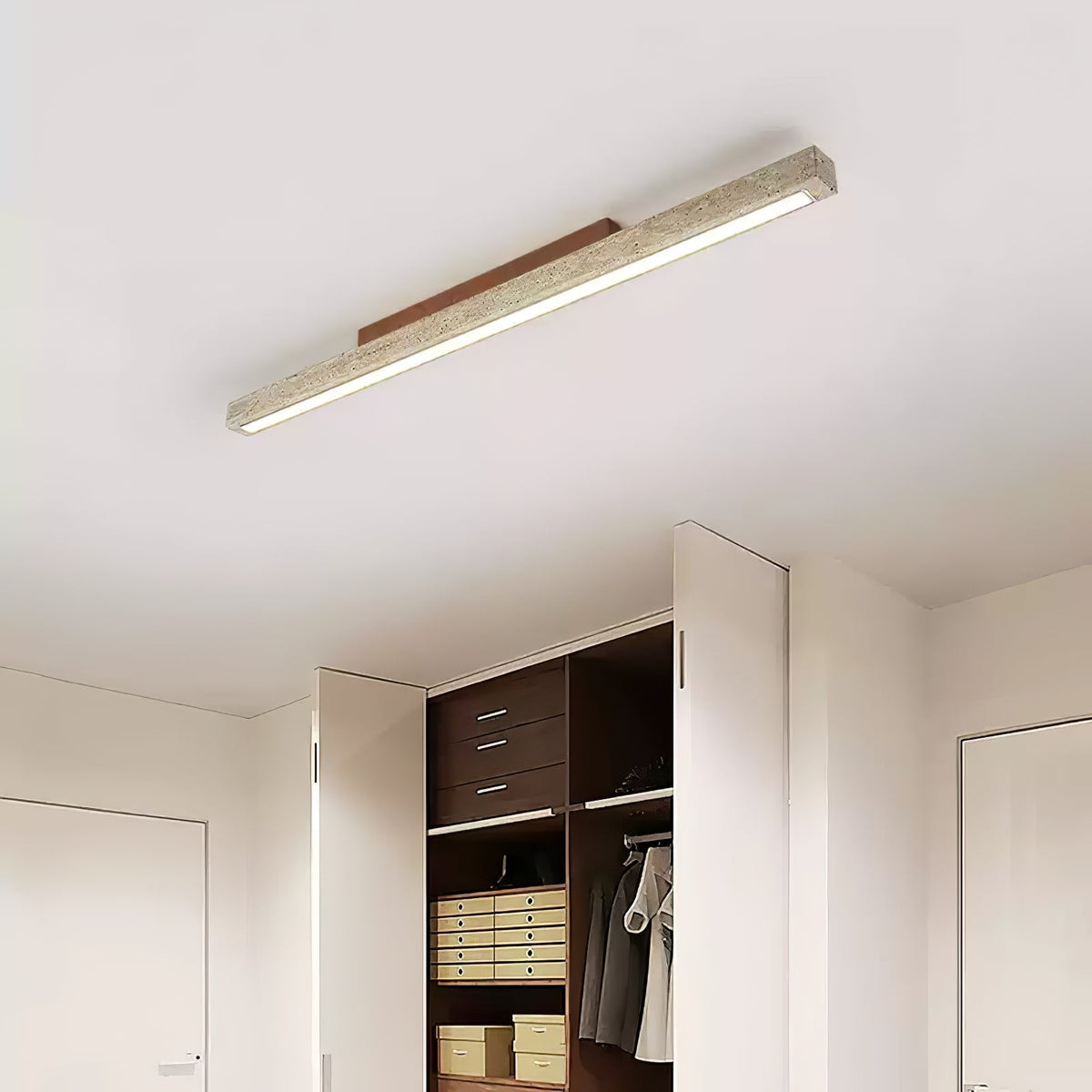 Valinian minimalistyczna lampa sufitowa liniowa z tawerninem