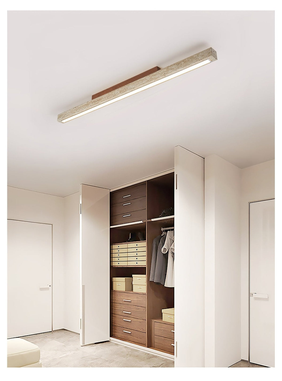Valinian minimalistyczna lampa sufitowa liniowa z tawerninem