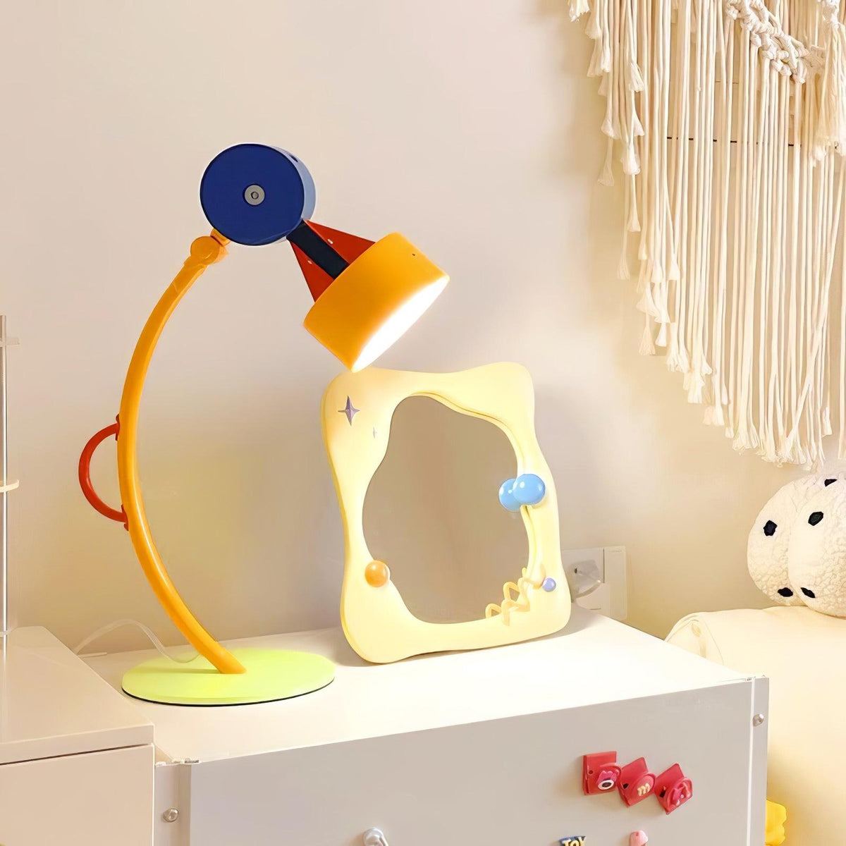 Niraneria artystyczna lampa stołowa z akrylu