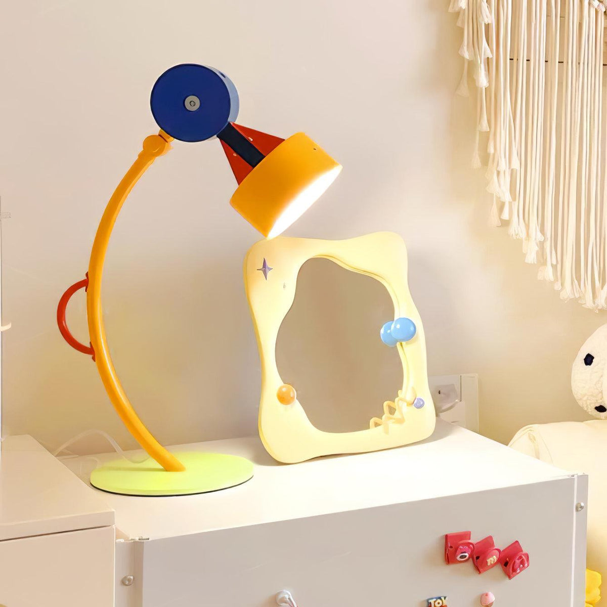 Niraneria artystyczna lampa stołowa z akrylu