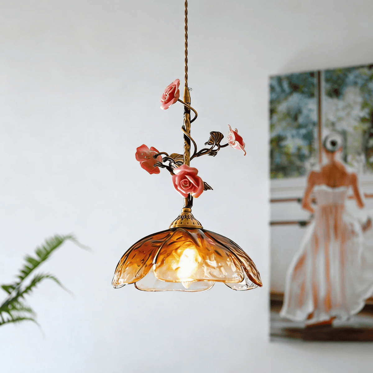 Trellis Rose lampa wisząca