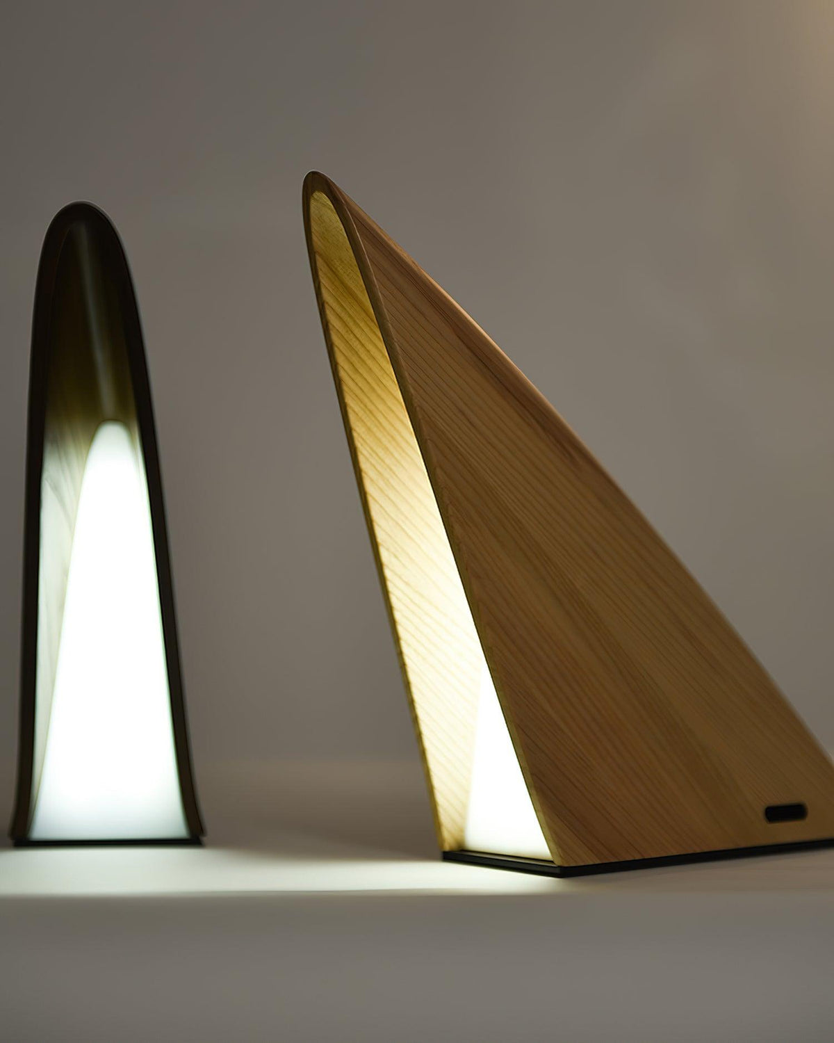Justin minimalistyczna lampa stołowa z drewna