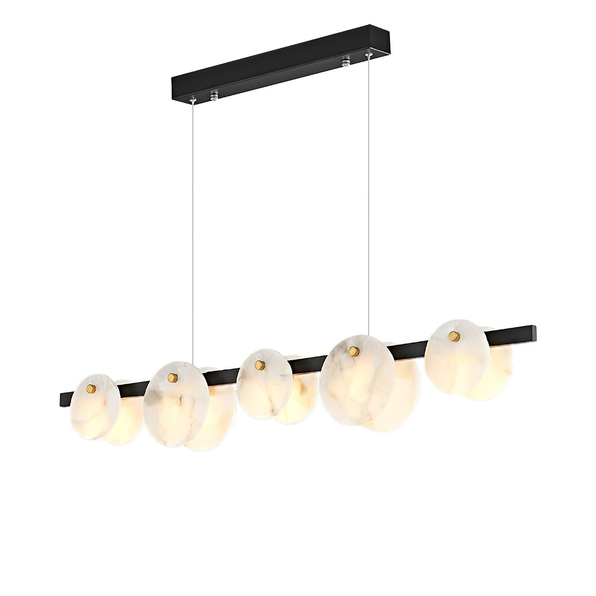 Olirel liniowa lampa wisząca Alabaster