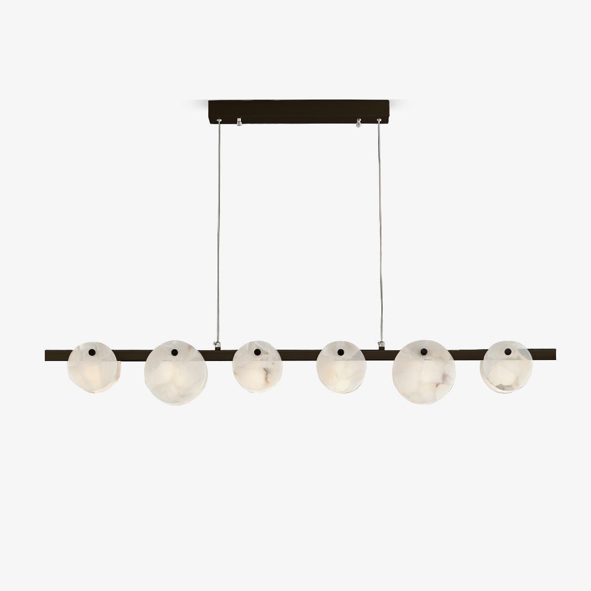 Olirel liniowa lampa wisząca Alabaster