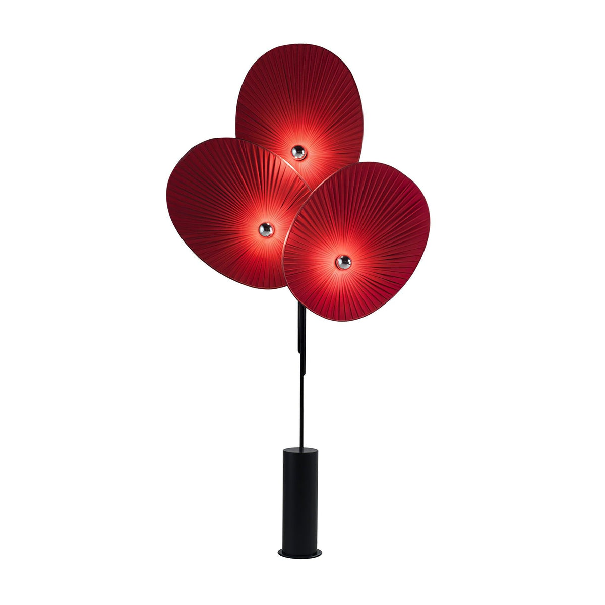 Scarlet Petal tkanina lampa stojąca