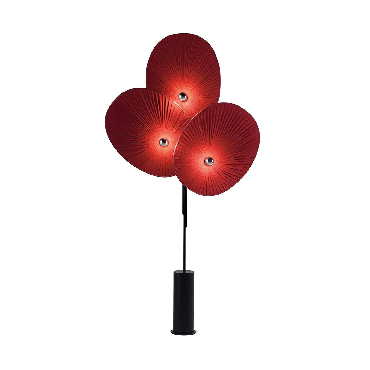 Scarlet Petal tkanina lampa stojąca