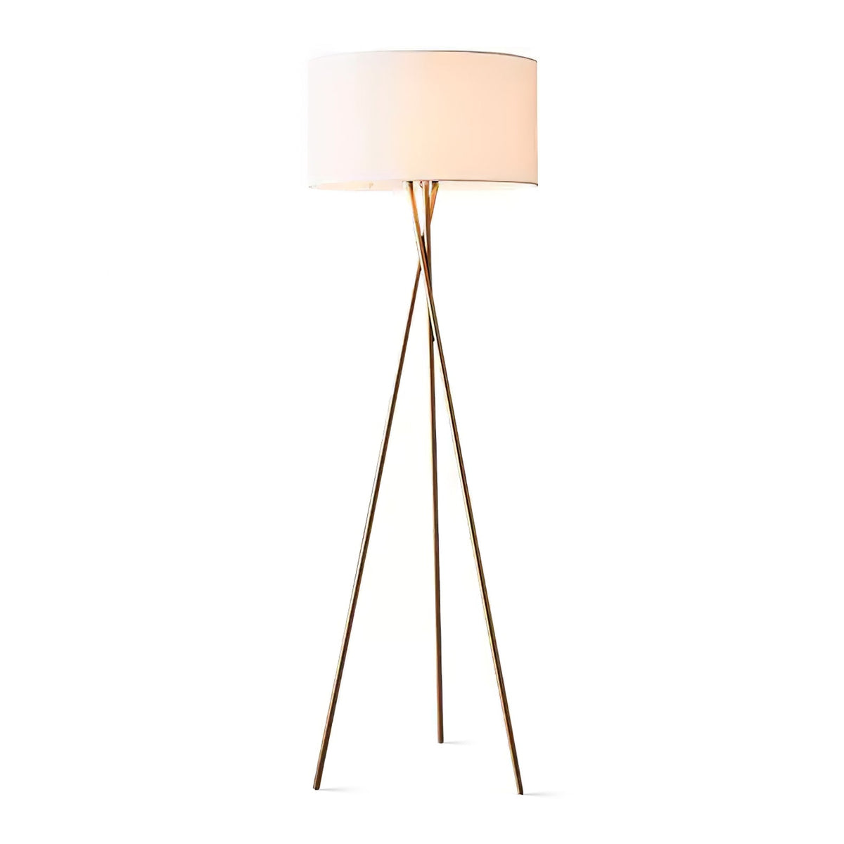 Zander minimalistyczna lampa stojąca z płótna
