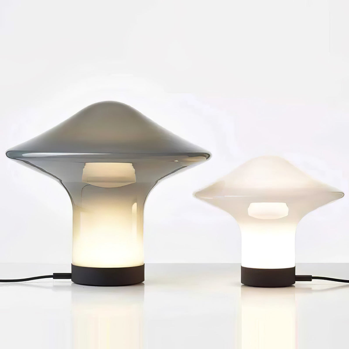 Taura nowoczesna lampa stołowa ze szkła