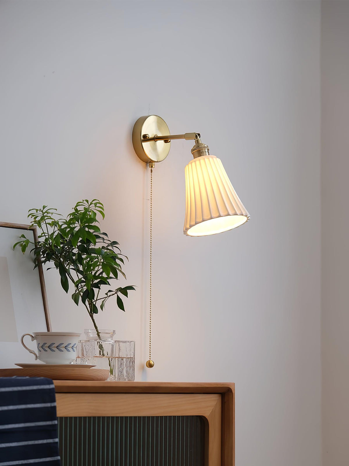 Nominex kinkiet ceramiczny w stylu vintage