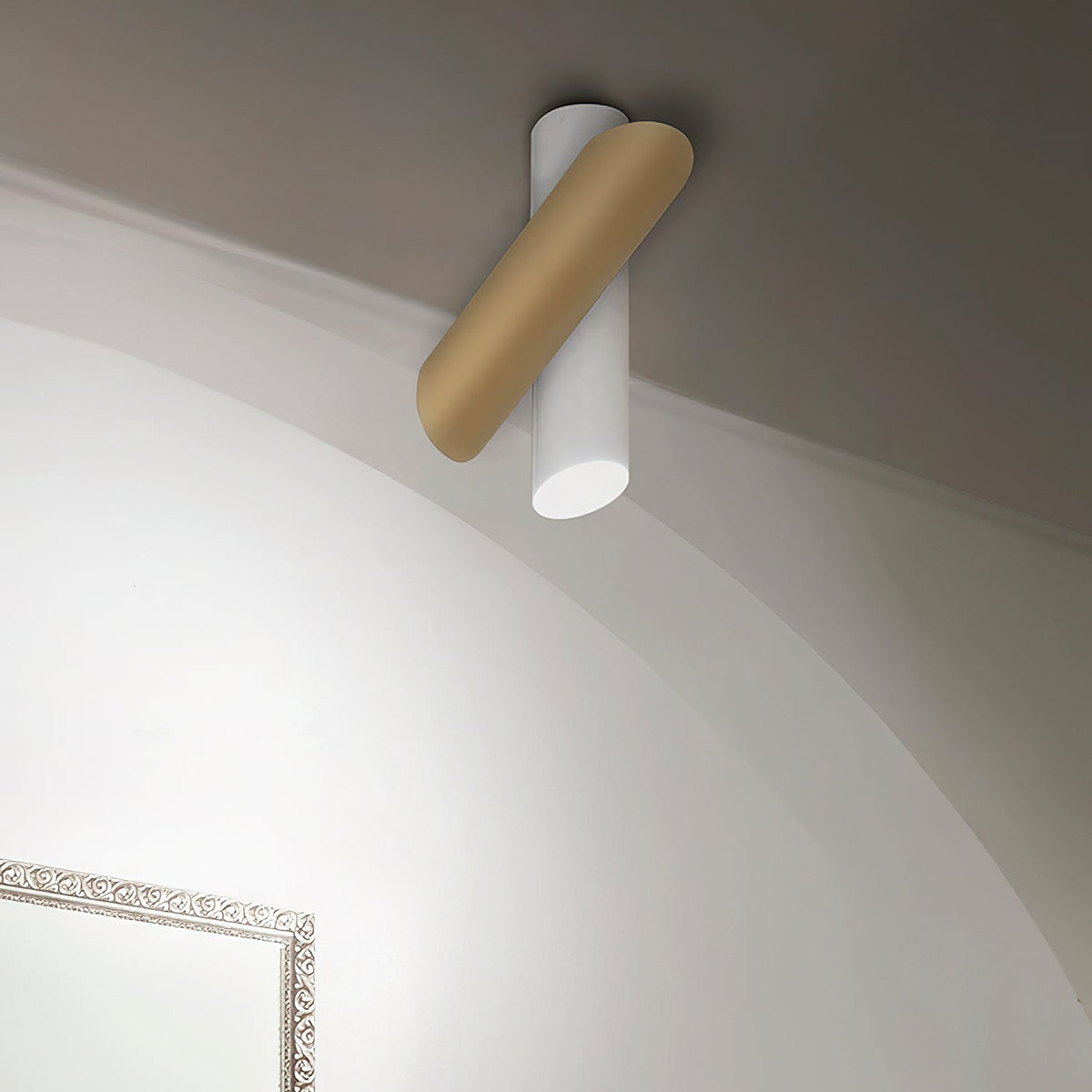 Teu nowoczesna minimalistyczna lampa sufitowa w kształcie rur