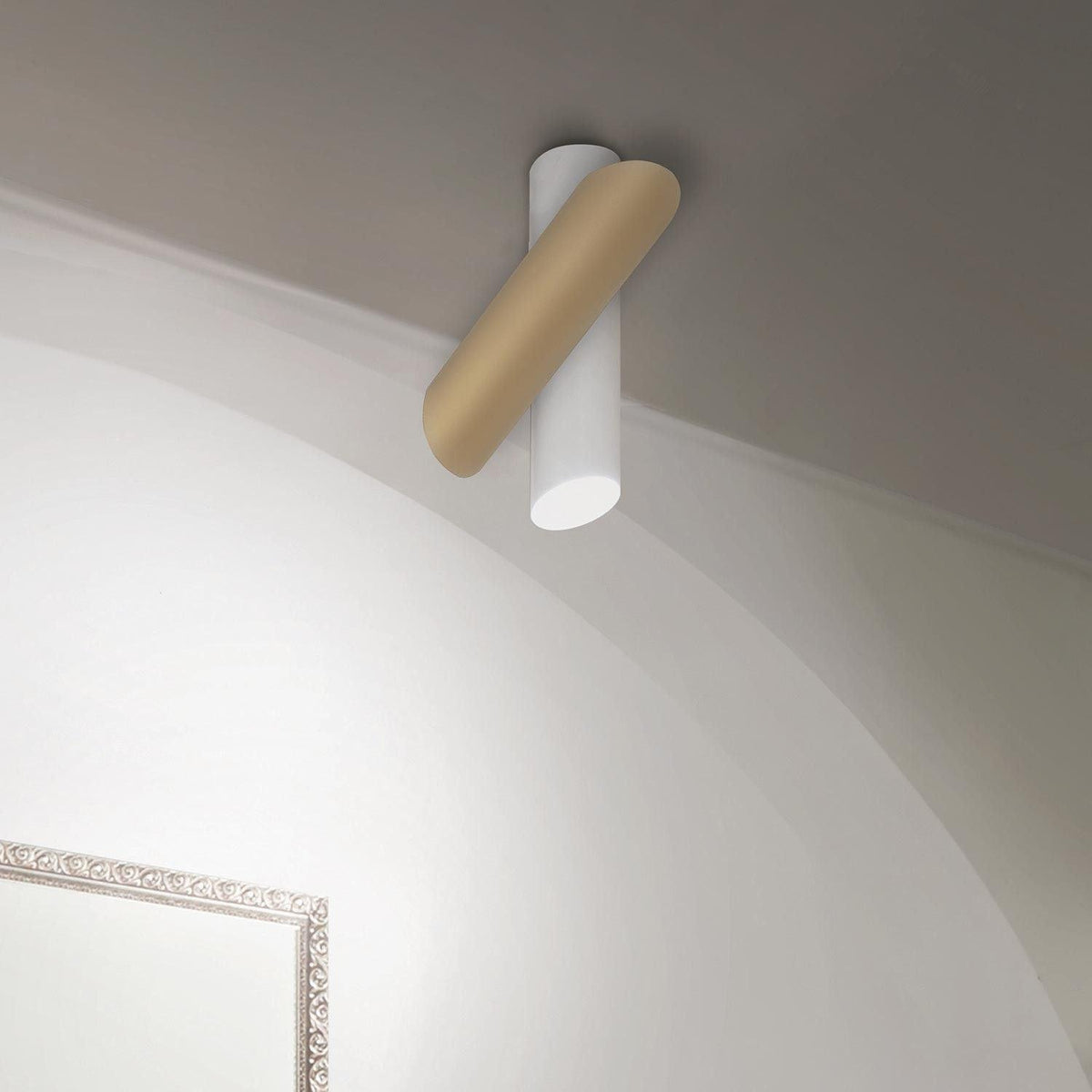 Teu nowoczesna minimalistyczna lampa sufitowa w kształcie rur