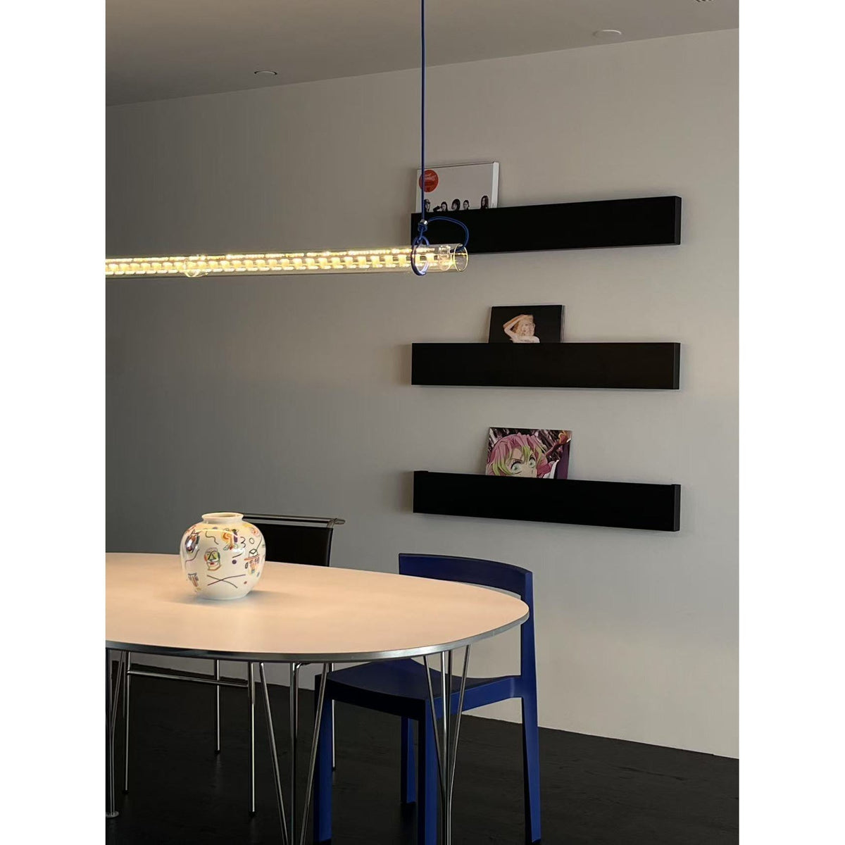 Rivalaya lampa wisząca ze szkła