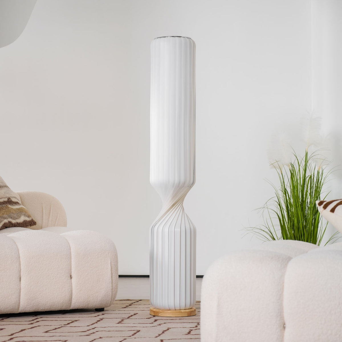 Oraeoril nowoczesna lampa stojąca z PVC