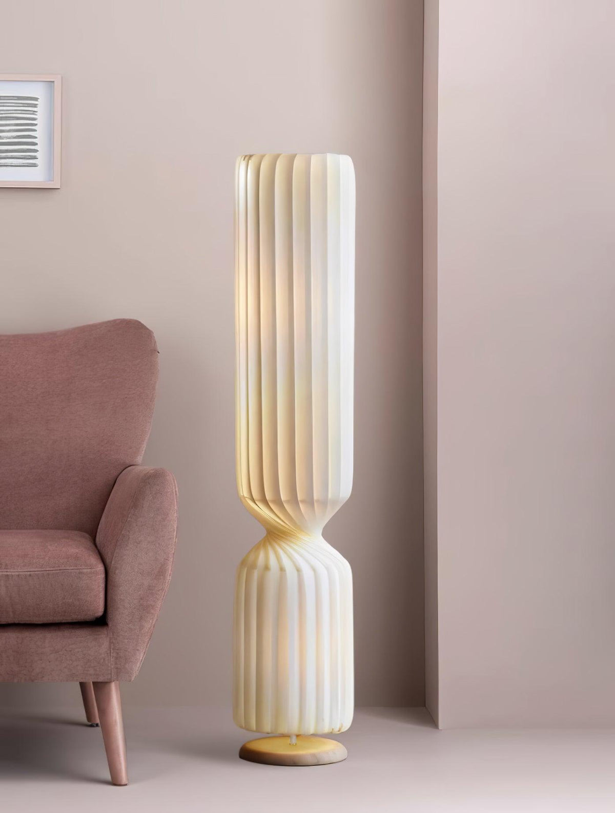 Oraeoril nowoczesna lampa stojąca z PVC