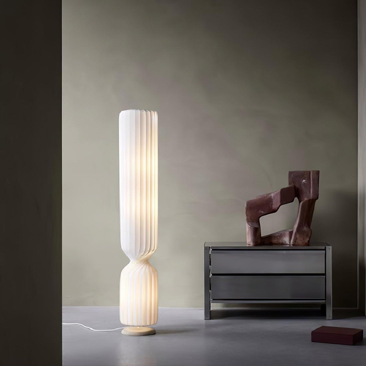 Oraeoril nowoczesna lampa stojąca z PVC