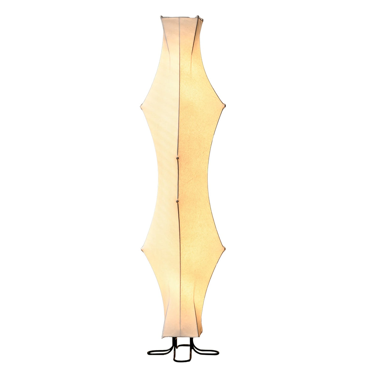 Vela Twist lampa stojąca ze szkła