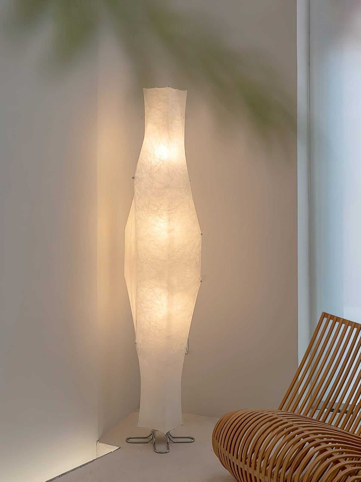 Vela Twist lampa stojąca ze szkła