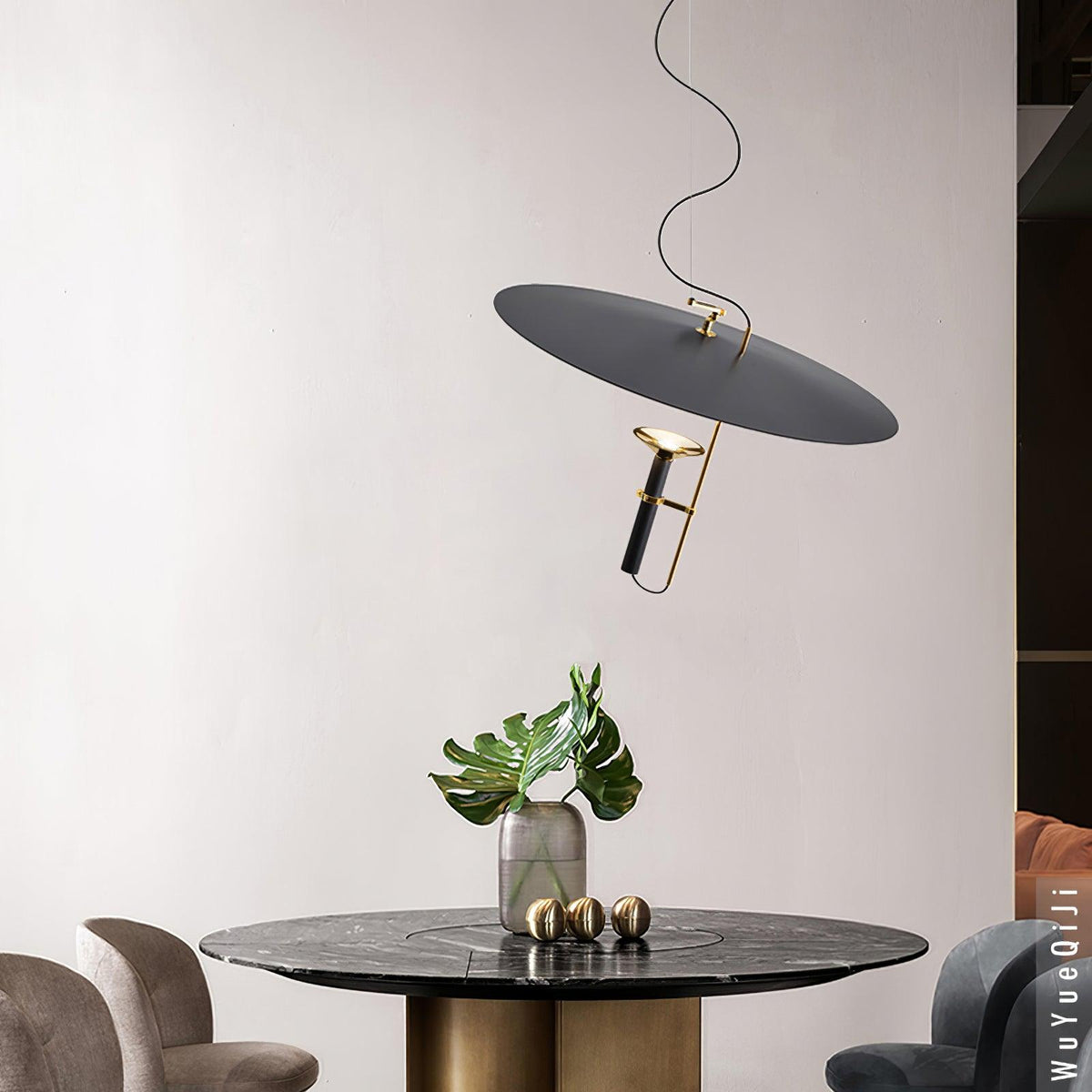 Dven Premium nordycka lampa wisząca UFO
