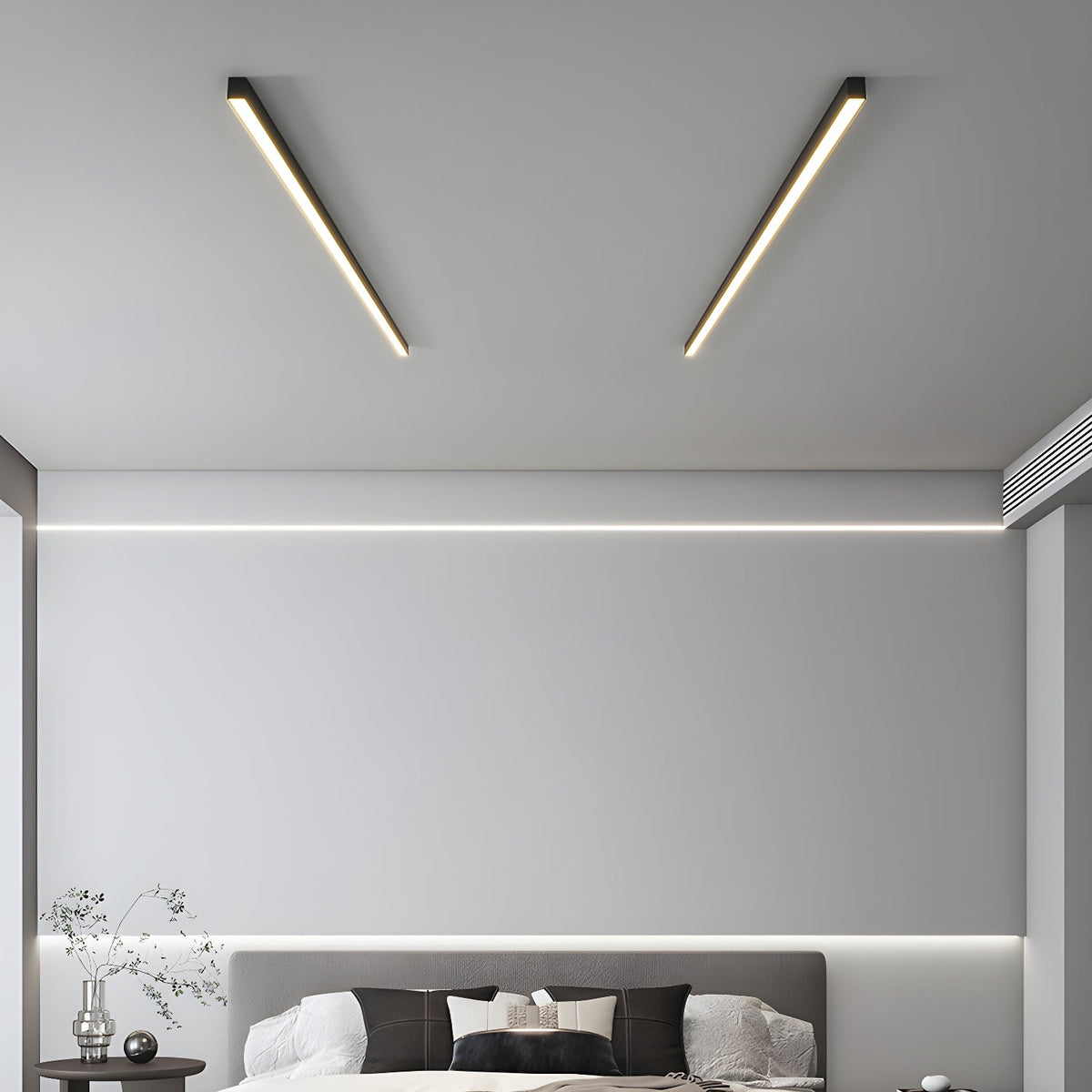Somino lampa sufitowa liniowa ultra cienka minimalistyczna funkcjonalna
